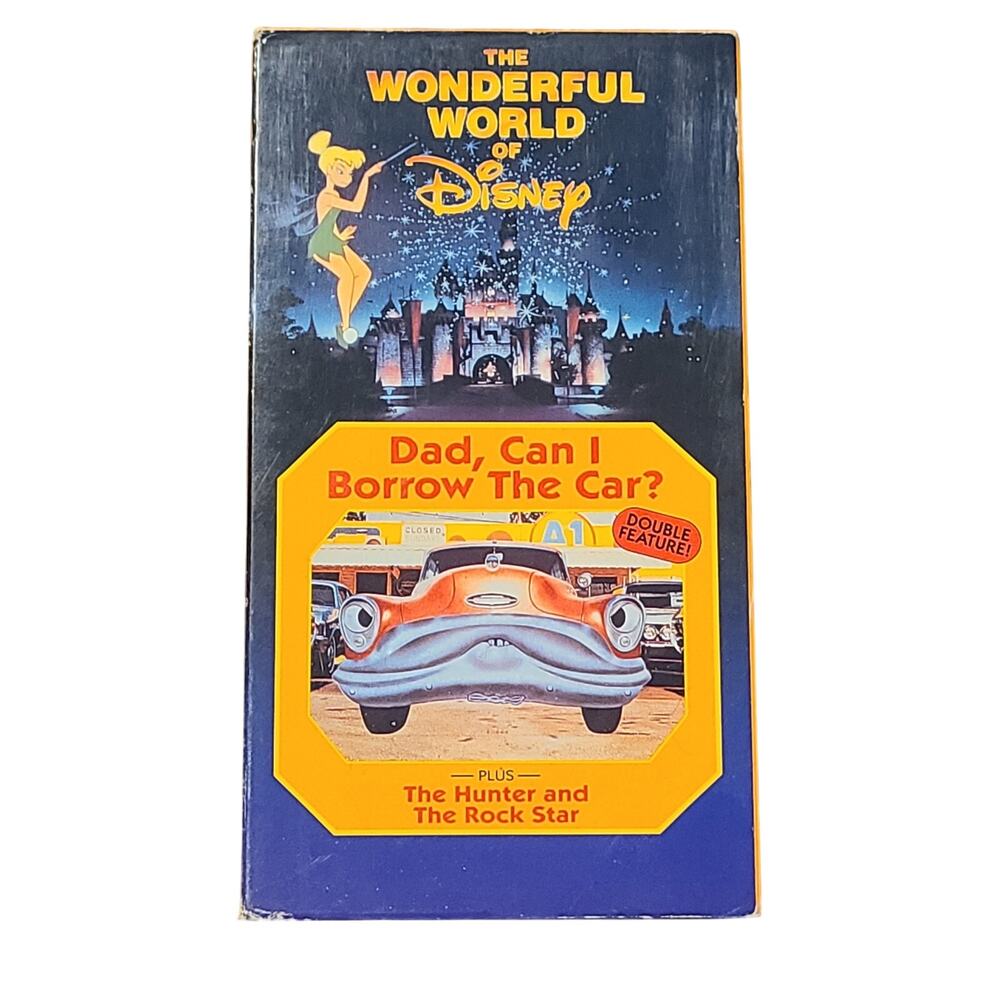 Wonderful World of Disney VHS Dad Can I Borrow The Car? Hunter & Rock Star